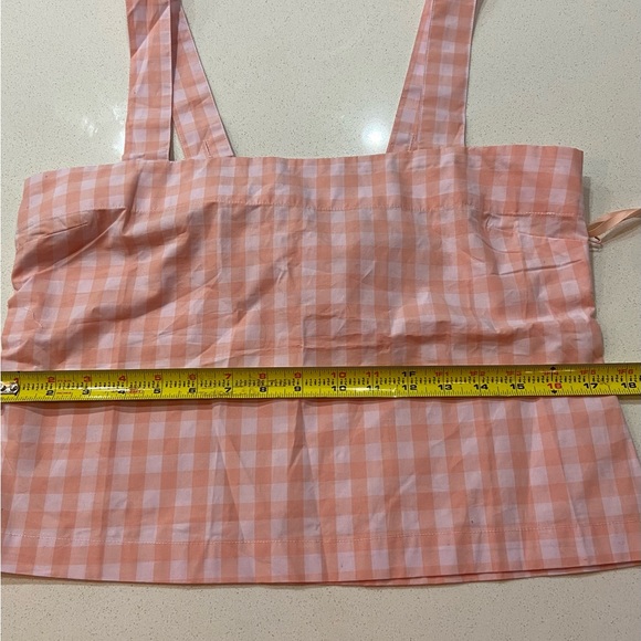 Ban.do peach gingham crop top! - Picture 5 of 6